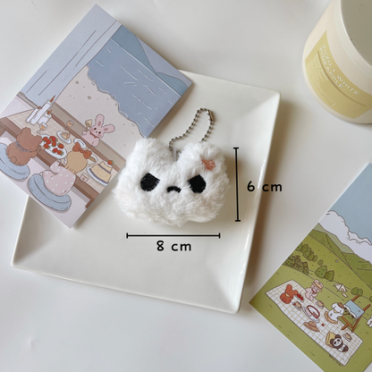 Cute Plushie Head Bag Charm