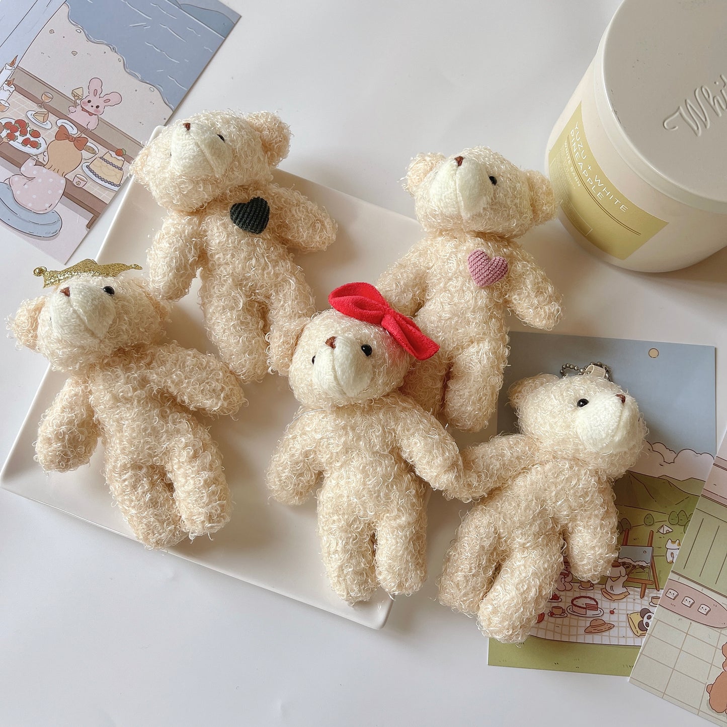 Cuddly Teddy Bag Charms