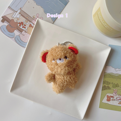 Soft Plush Animal Bag Accessory