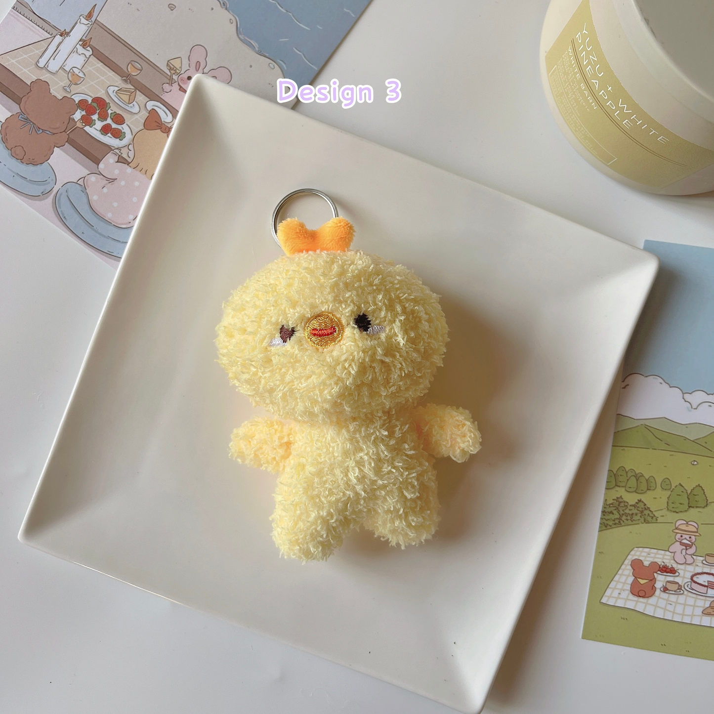 Soft Plush Animal Bag Accessory