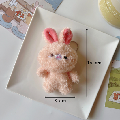 Soft Plush Animal Bag Accessory