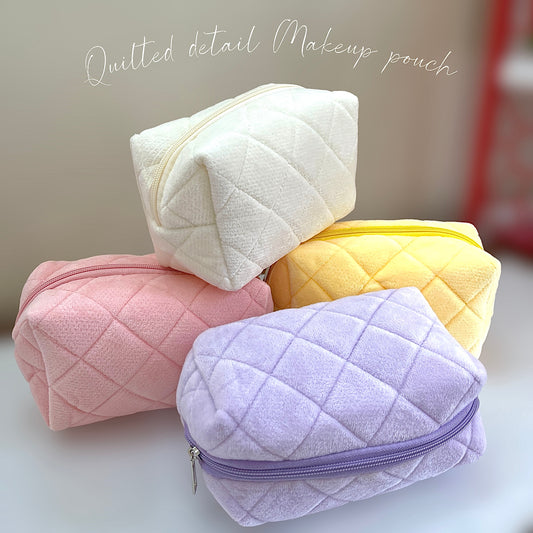 Colorful Quilted Makeup pouch