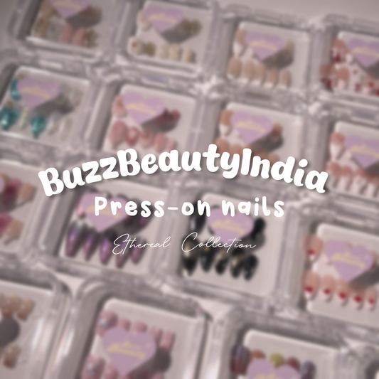 BuzzBeautyIndia Ethereal Collection Press-on Nails ✨